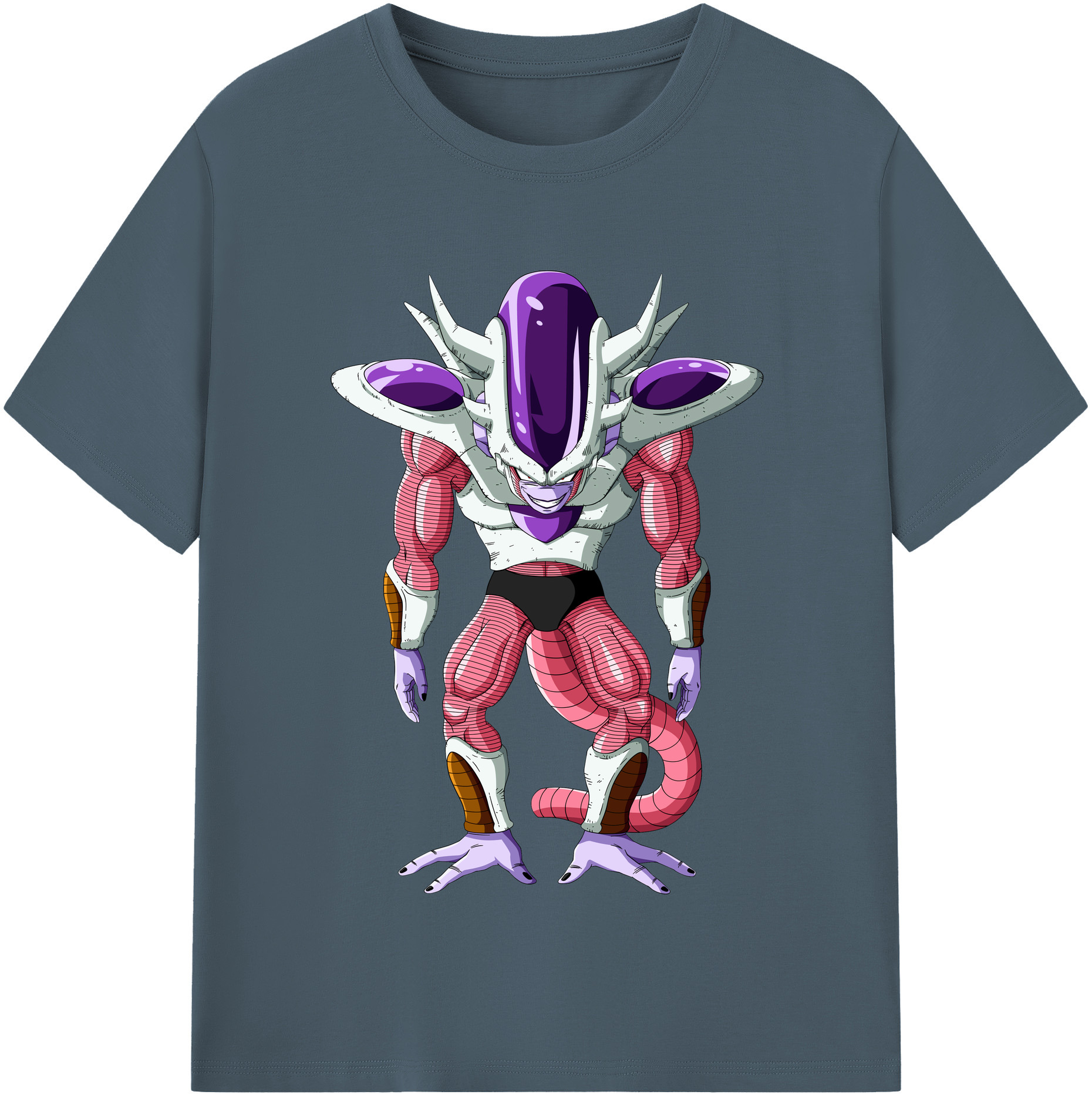 （画像用） ドラゴンボール フリーザ DRAGON BALL Frieza 綿100％半袖Tシャツ（フロントプリント）